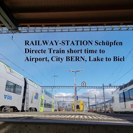 Self-Checkin Hotel Bs16 Before Bern City Parking Gratis Schüpfen